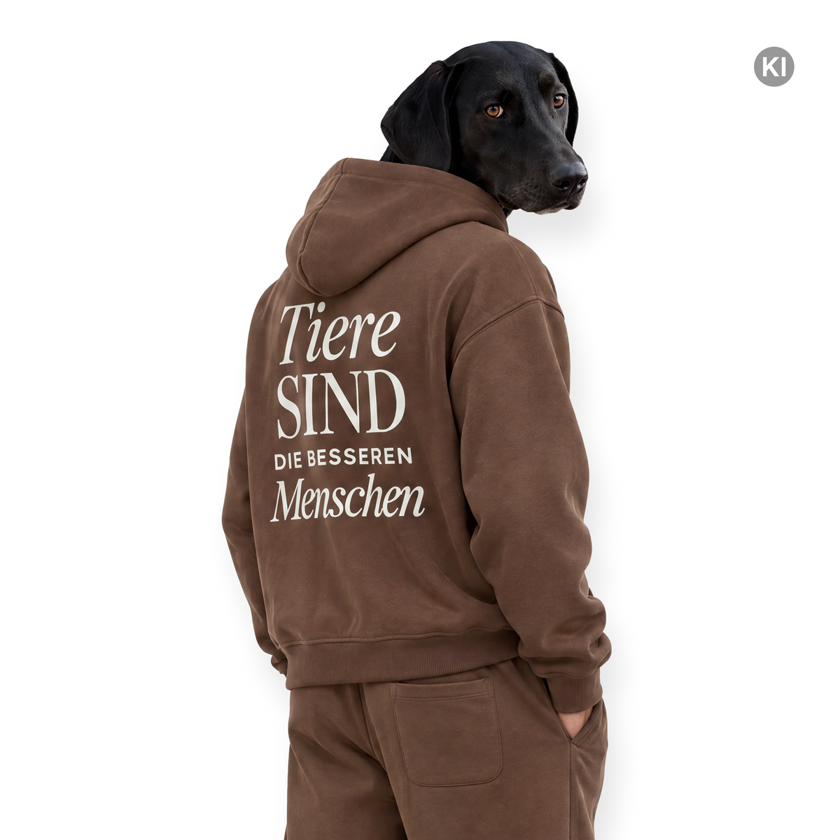 TIERLIEBE Hoodie - Braun